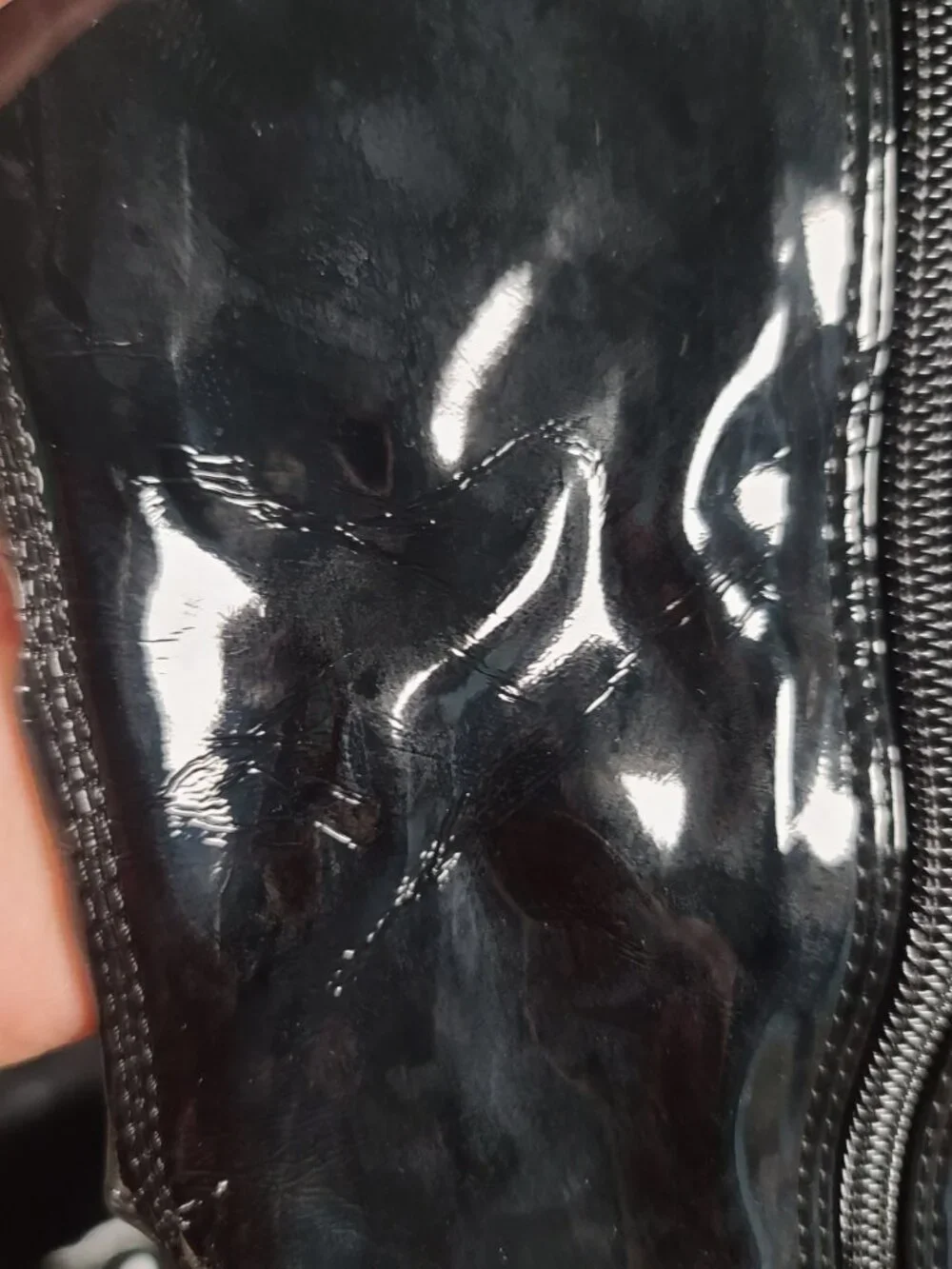 Pleaser Black Knee High Electra 2000Z Boots Size 16M